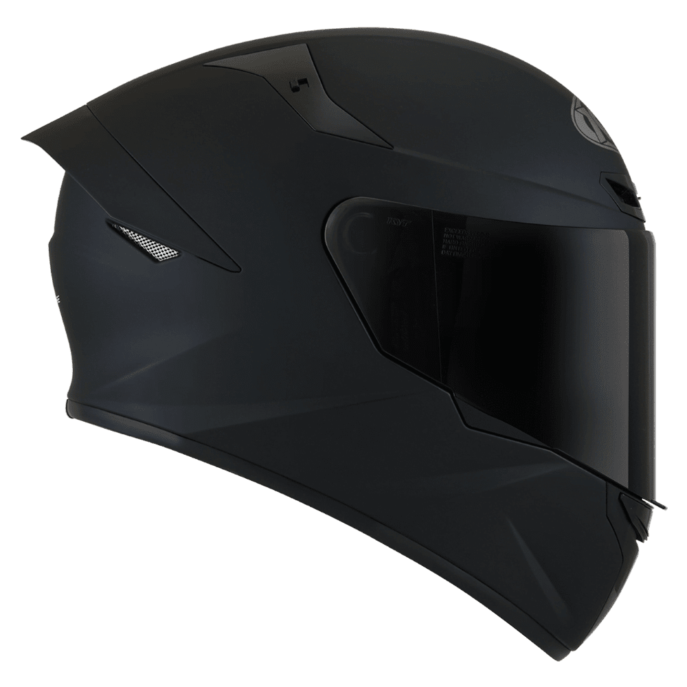 KYT TT-Course Plain Matt Black Helmet