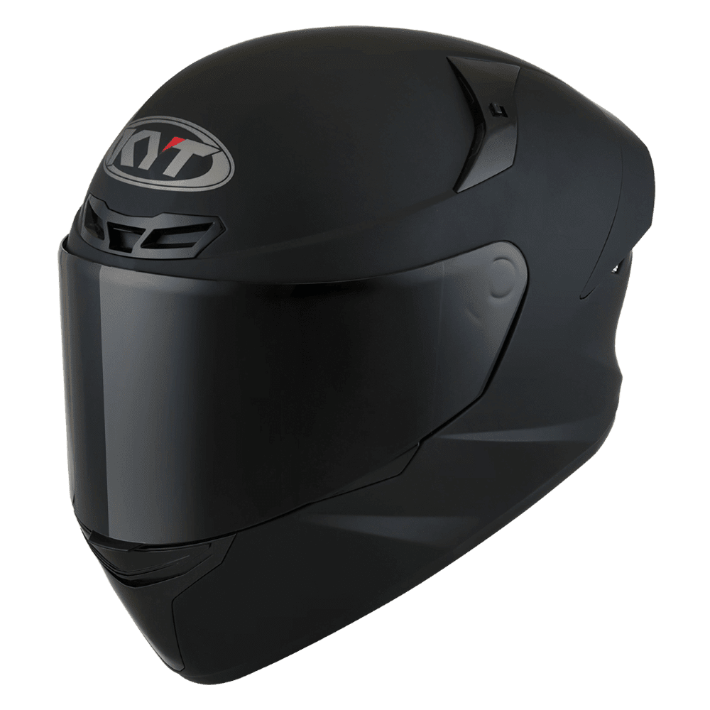 KYT TT-Course Plain Matt Black Helmet