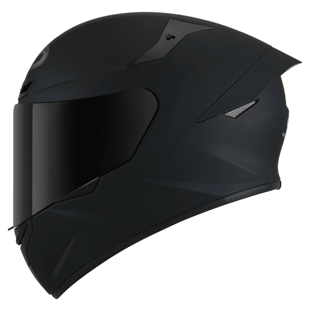 KYT TT-Course Plain Matt Black Helmet