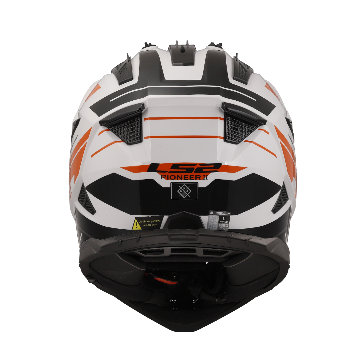 LS2 MX436 PIONEER II NAMIB WHITE ORANGE-06