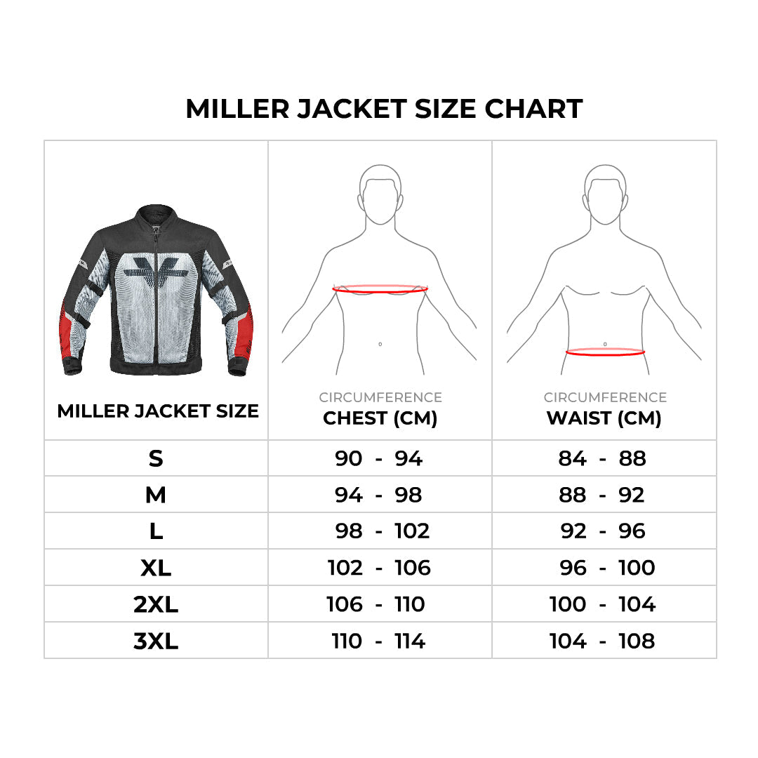 MILLER – STREET MESH RIDING JACKET WITH LINERS