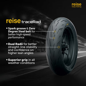 Reise Moto traceRad 01 110/70ZR17 54W Front Tubeless Tyre