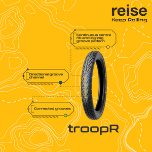 Reise troopR 03 90/90-12 54J Tubeless Tyre