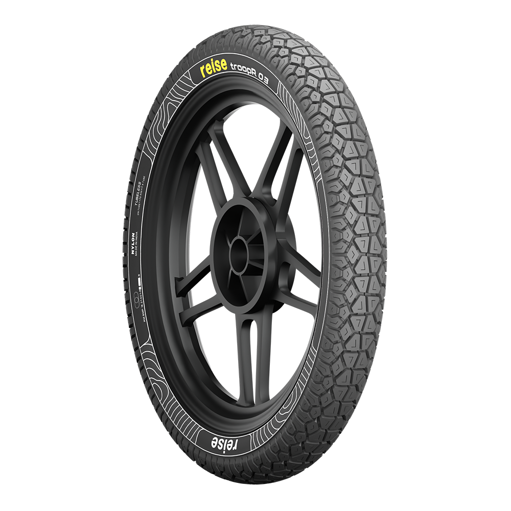 Reise troopR 03 90/100-10 53J Front/Rear Tubeless Tyre