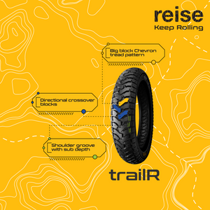 Reise Moto trailR 90/90-21 54S Front Tube Tyre