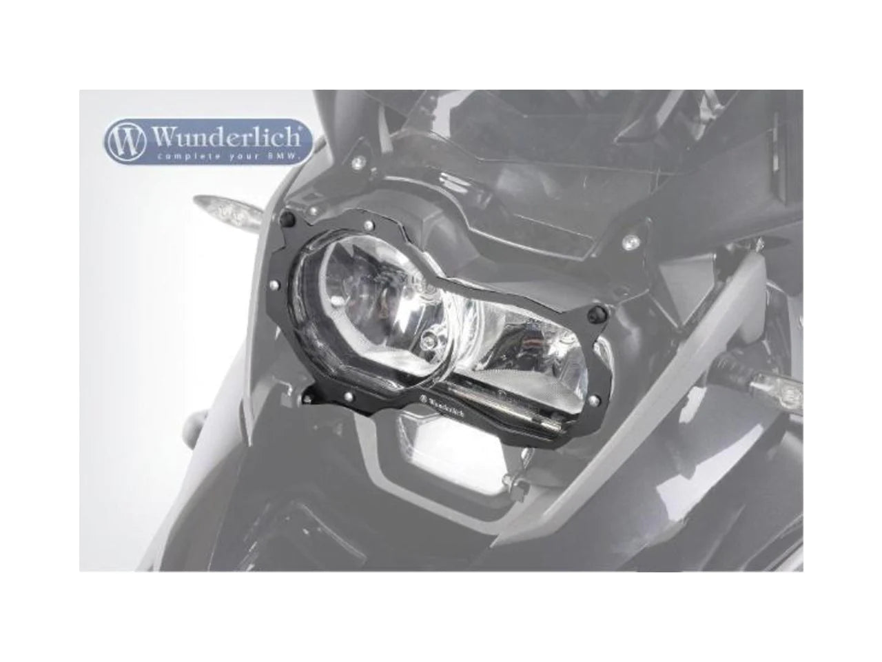 BMW GS PROTECTION - HEADLIGHT GUARD FOLDABLE (LEXAN CLEAR) - WUNDERLICH