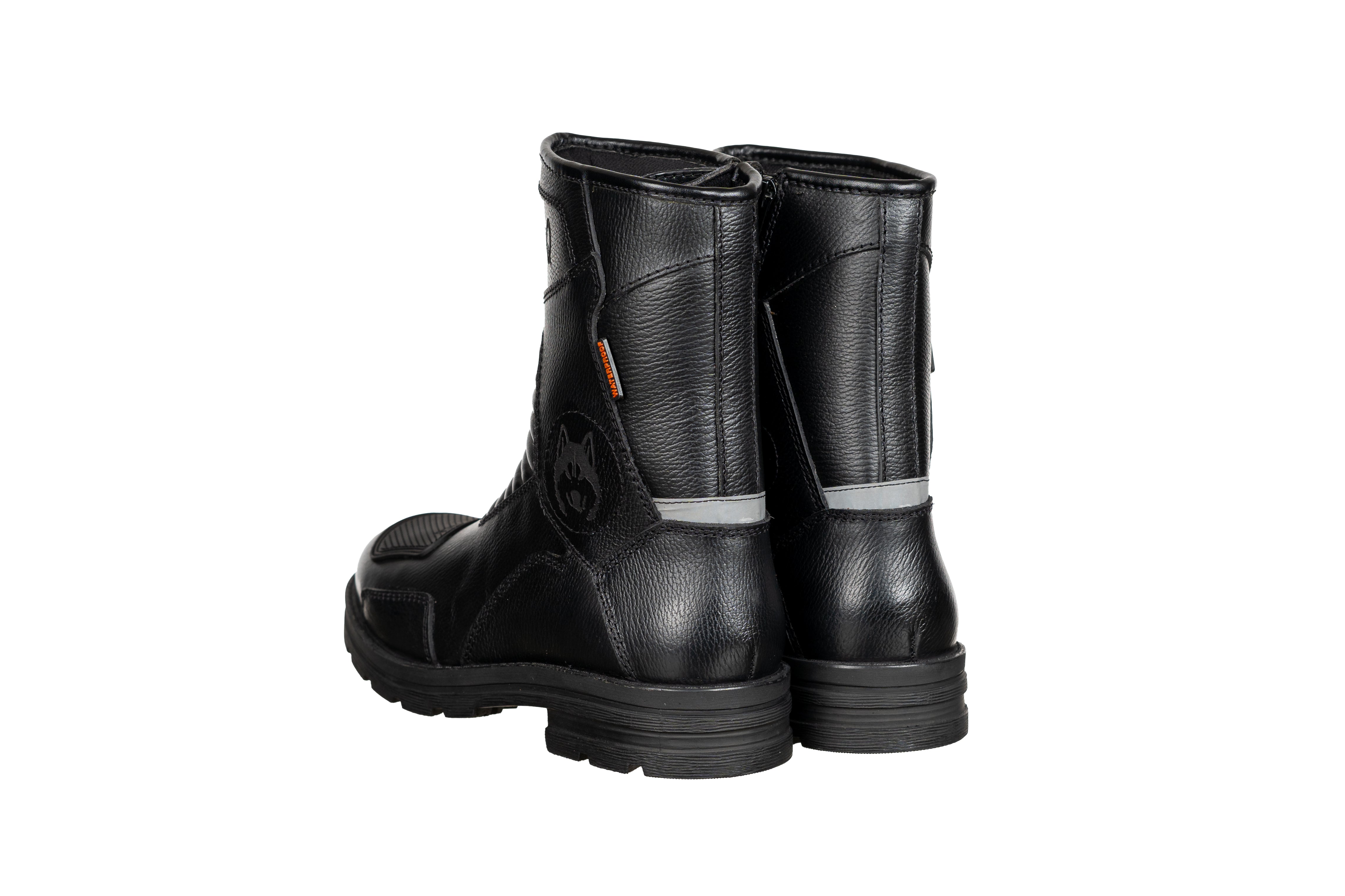 AMAROQ VIKTOR MOTORCYCLE RIDING BOOTS (BLACK)