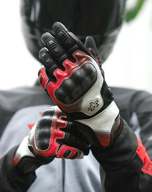 VIATERRA HOLESHOT PRO – SEMI GAUNTLET HYBRID RIDING GLOVES
