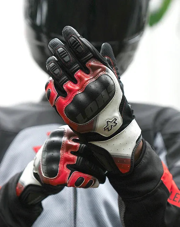 VIATERRA HOLESHOT PRO – SEMI GAUNTLET HYBRID RIDING GLOVES