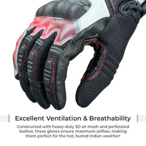 VIATERRA HOLESHOT PRO – SEMI GAUNTLET HYBRID RIDING GLOVES