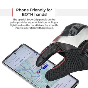 VIATERRA HOLESHOT PRO – SEMI GAUNTLET HYBRID RIDING GLOVES
