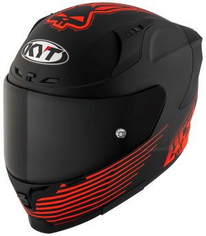 KYT Striker SV AF37 REP Livery Matt Black Red Helmet